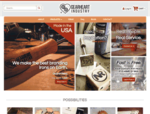 Tablet Screenshot of gearheartindustry.com